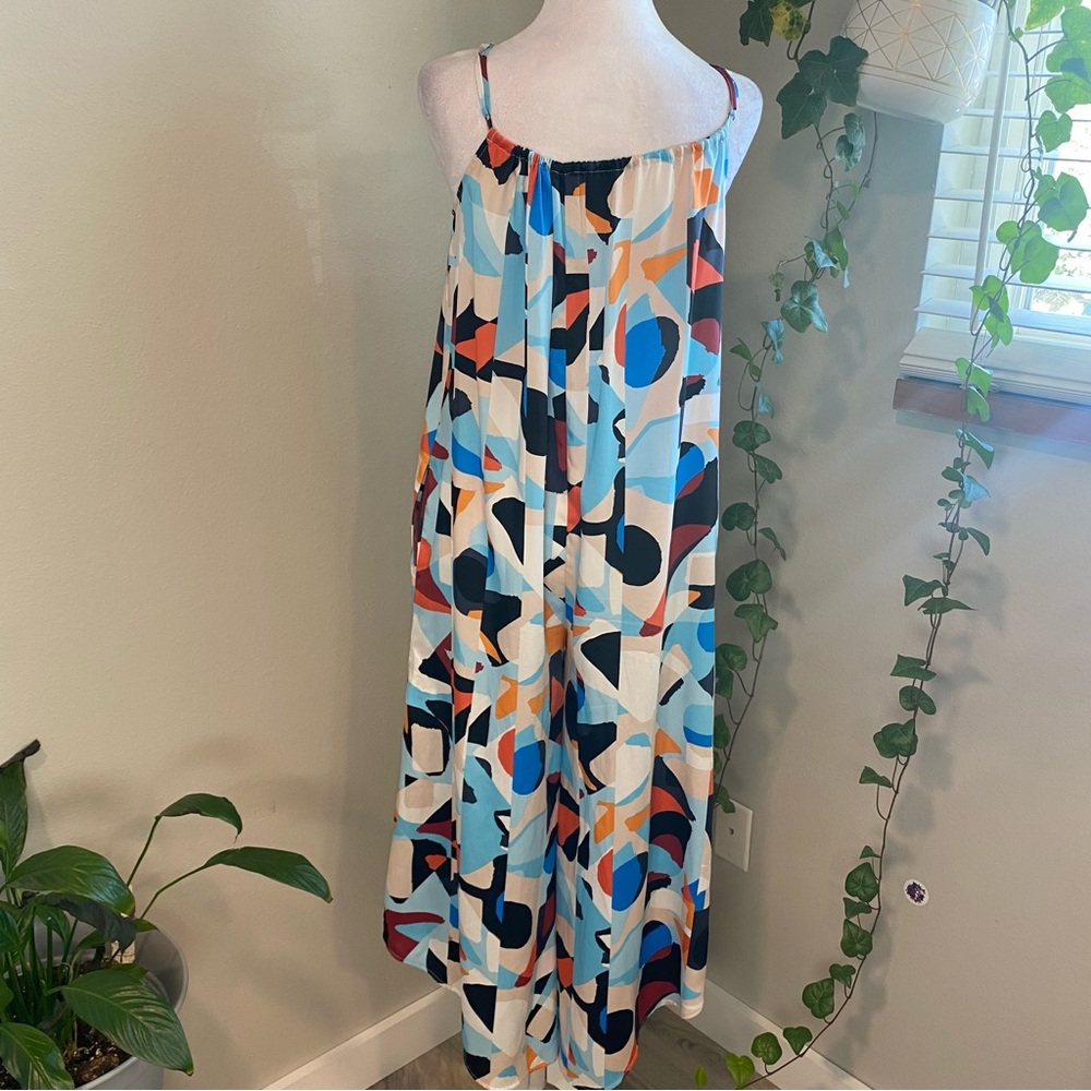 Anthropologie womens sleeveless Breezy‎ Wide-Leg Jumpsuit size  XS - Picture 8 of 11